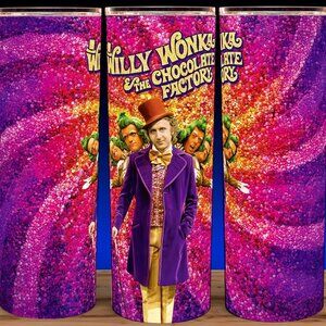 Willy Wonka Chocolate Factory Retro Cup Mug Tumbler 20oz